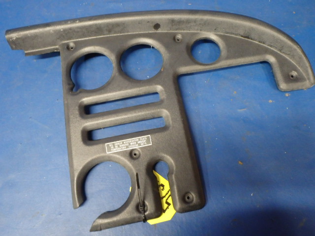 63115-03 Piper - INSTRUMENT PANEL COVER - Right. LOWER LH CORNER CUT OUT.SEE PICTURES FOR DETAILS