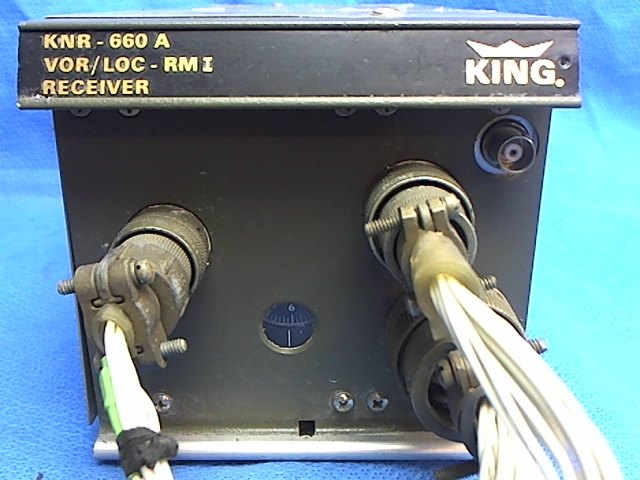 066-1027-00 King - KNR 660A VOR/LOC-RMI NAV RCVR (With Tray)