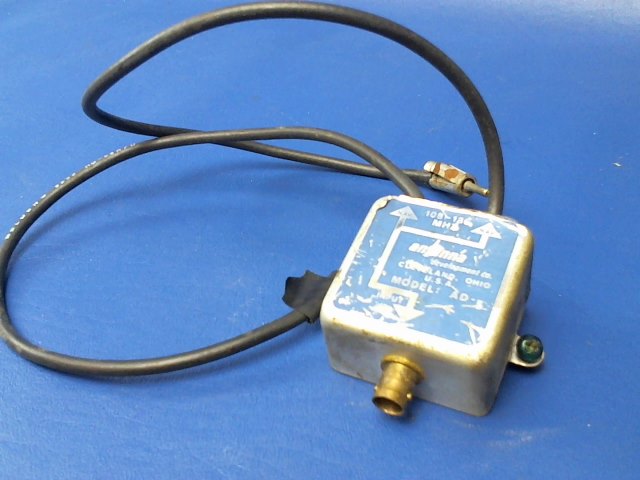 AD-5 ANTENNA DEVELOMENT CO - 108-136 MHz VOR Nav Antenna Coupler Splitter