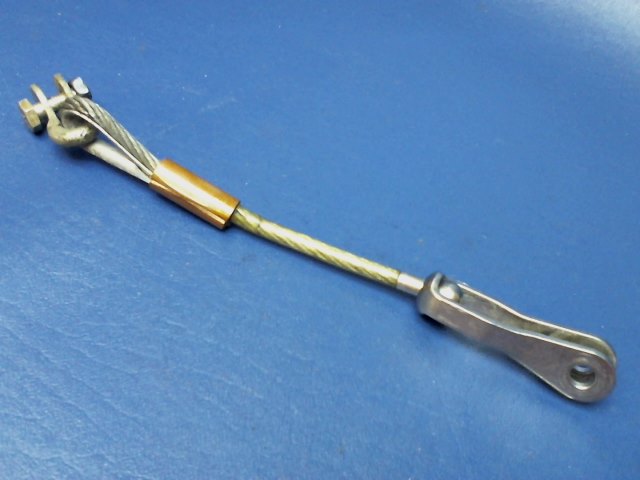 96908-000 Piper - CABLE w/SHACKLE - Saftey Seat Belt Attachment