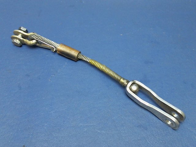 96908-00 Piper - CABLE w/SHACKLE - Saftey Seat Belt Attachment