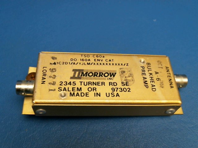 A1C2D1 II Morrow - Antenna A-6 Bulkhead Preamp (Loran)