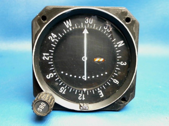 066-3056-00 King - KI-208 VOR Indicator (Cracked Face)
