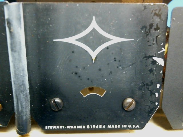 819484 Stewart Warner - Blank Gauge Face - Gage