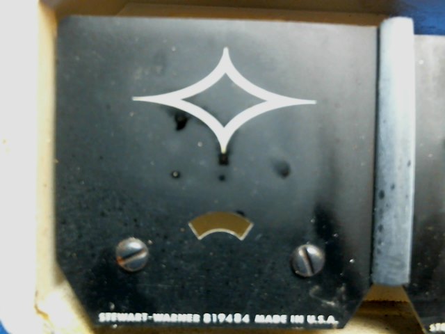 819484 Stewart Warner - Blank Gauge Face - Gage