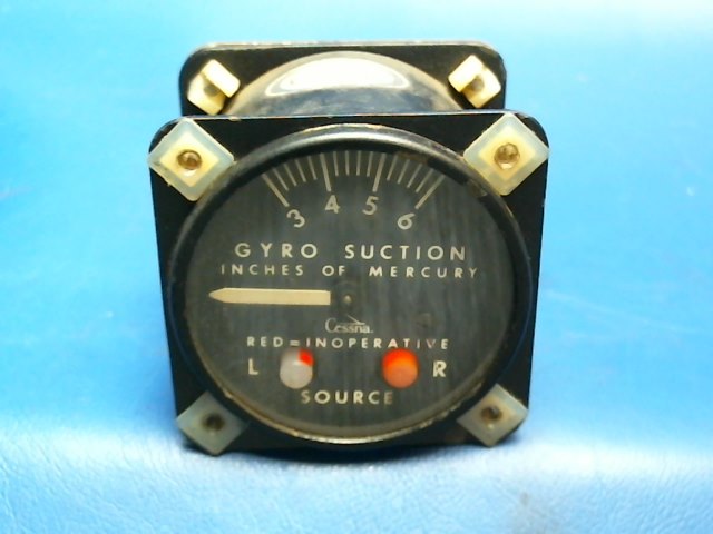 S-1435N2 Airborne - Gyro Suction Gauge (Twin) Cessna