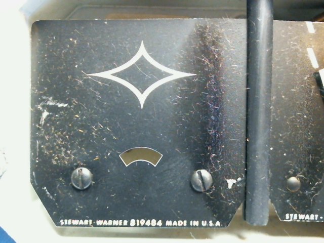 819484 Stewart Warner - Blank Gauge Face - Gage
