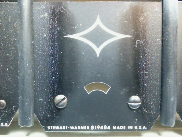 819484 Stewart Warner - Blank Gauge Face - Gage