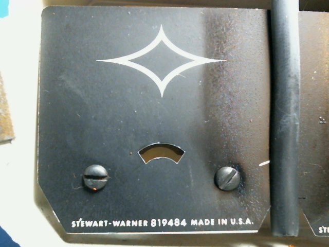 819484 Stewart Warner - Blank Gauge Face - Gage