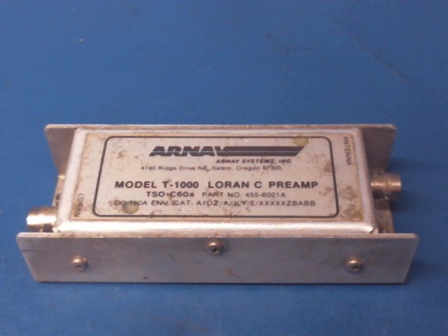 455-6021A ARNAV Systems - LORAN PREAMP MODEL T-1000