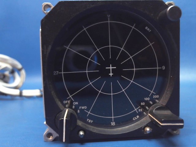 280D40 3M - RYAN STORMSCOPE WX-10 WEATHER MAPPING SYSTEM DISPLAY W/TRAY
