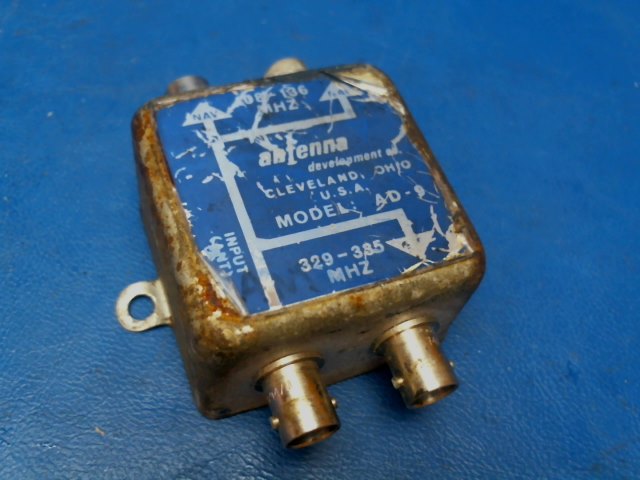 AD-9 Antenna Development - ANTENNA DEVELOPMENT CO AD-9 108-136 MHZ NAV/GS SPLITTER