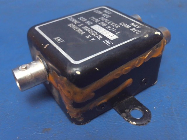 DM H21-1 Dorne-Margolin - Edo Dm H21-1 Diplexer/Dual Vor/Dual Mkr/Bnc Connector