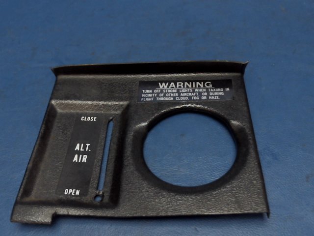 67231-21 Piper - COVER ASSEMBLY - Instrument panel lower right black