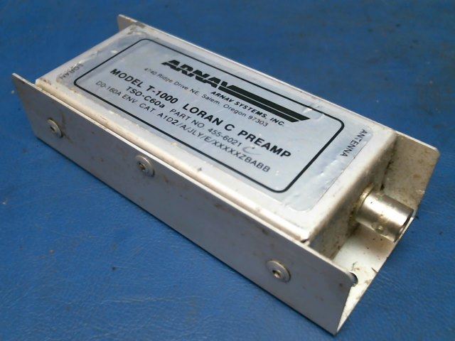 455-6021D ARNAV Systems - LORAN PREAMP MODEL T-1000