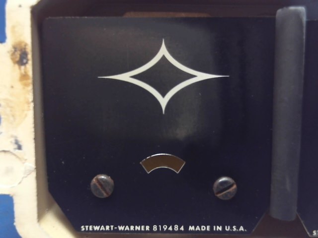 819484 Stewart Warner - Blank Gauge Face - Gage