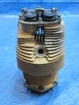 Continental O-200A - 641917 - Cylinder With Vales & Springs ( Old style - Steel Bore )